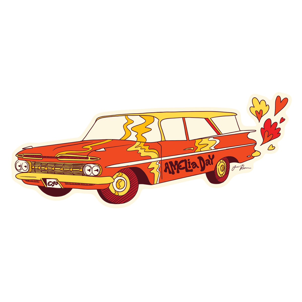 Roadtrippin' Sticker